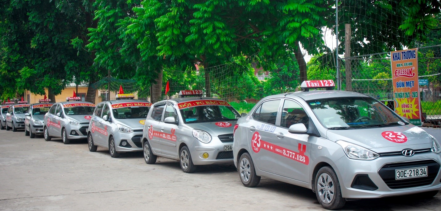 Hệ thống hoạt động taxi 123