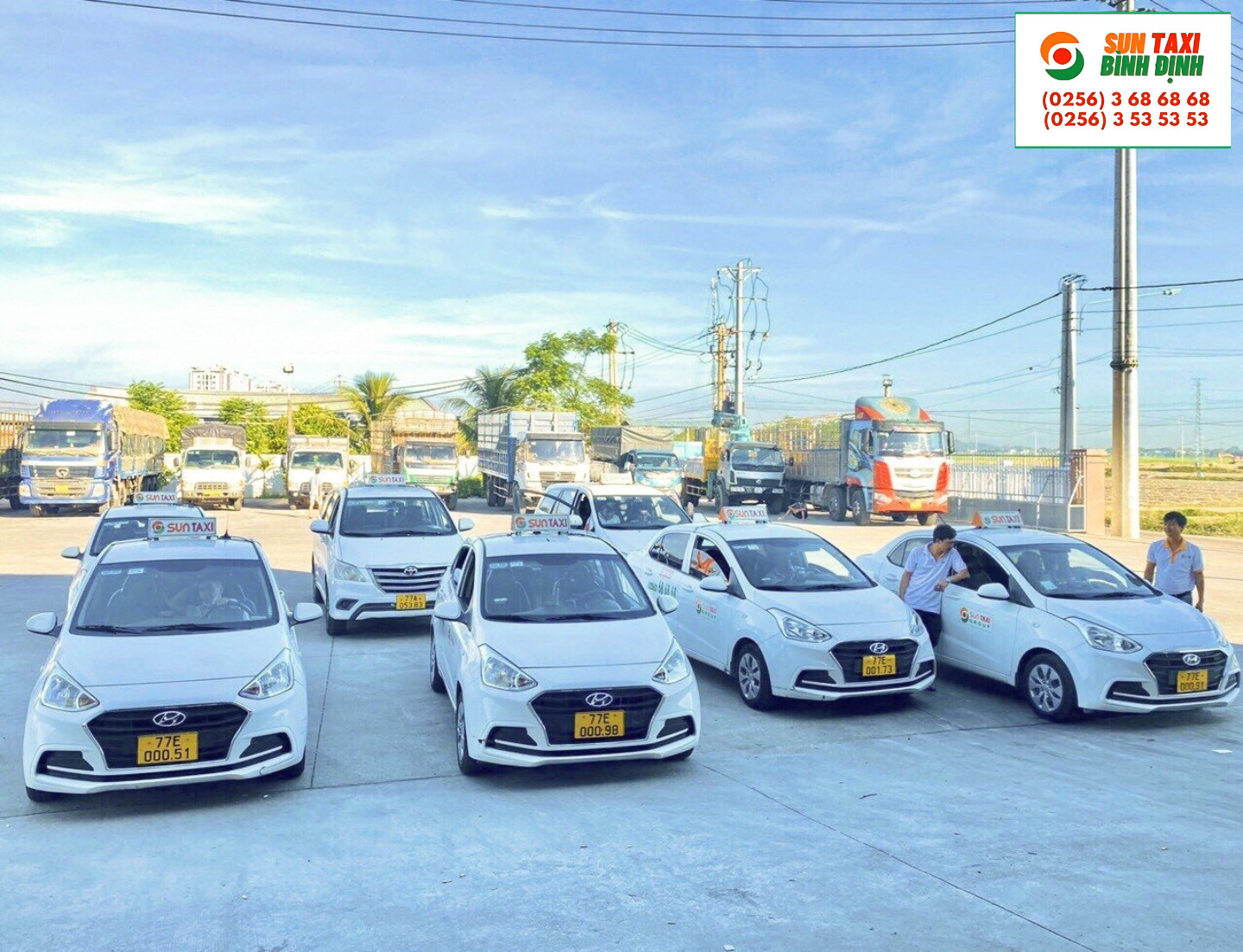 Hệ thống xe taxi Sun Quy Nhơn